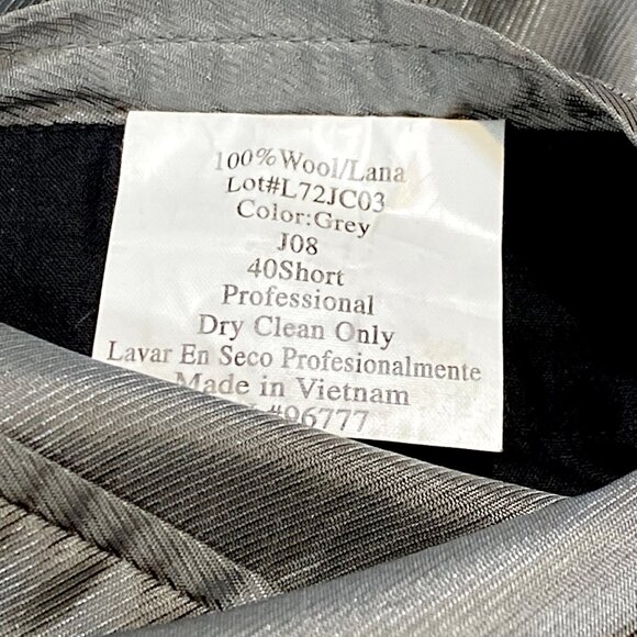 Stafford Jacket Mens 40 Short Gray Wool Lined Sport Classic Professor Office - Picture 11 of 16
